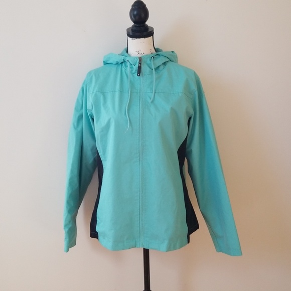 i 5 Women's Hoodie Zip Two Tone Windbreaker - Picture 4 of 10